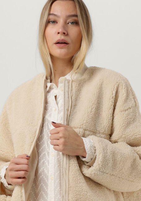 MINIMUM Manteau Teddy BAVORY 9024 Blanc - large