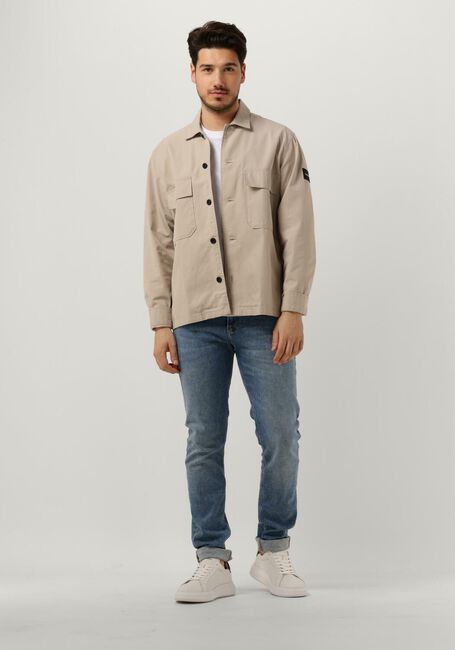 Witte CALVIN KLEIN T-shirt CHEST INSTITUTIONAL - large