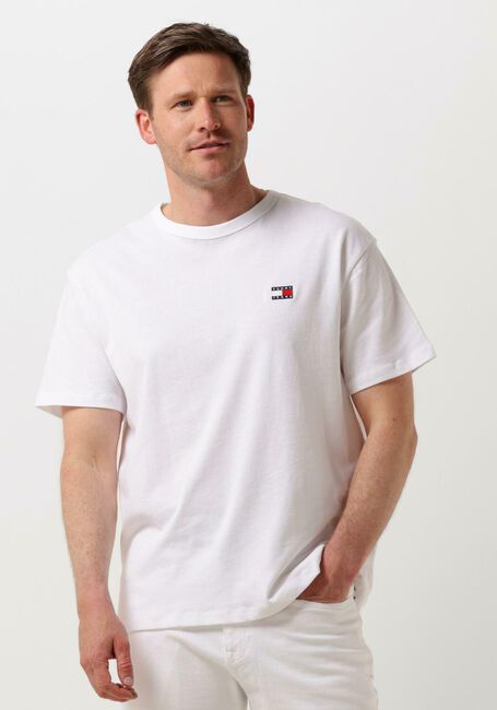 TOMMY JEANS T-shirt TJM REG BADGE TEE EXT en blanc - large