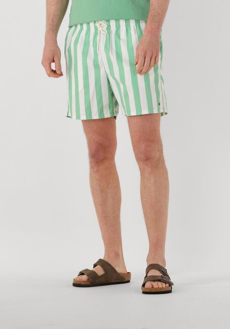 TOMMY HILFIGER Shorts de bain MEDIUM DRAWSTRING PRINT en vert - large