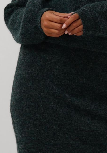 POM AMSTERDAM Jupe midi SKIRT - TEAL GREEN en vert - large