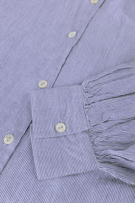 Lichtblauwe BY-BAR  SARAH SHORT PIN STRIPE BLOUSE Lichtblauwe BY-BAR  SARAH SHORT PIN STRIPE BLOUSE - large