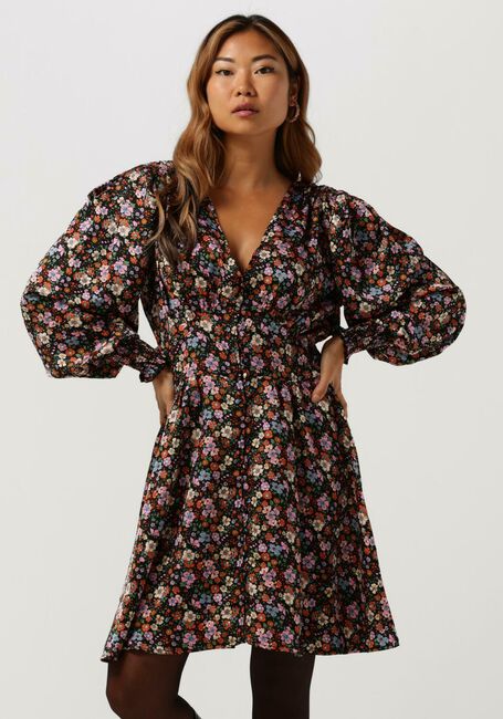 Zwarte NEO NOIR Mini jurk LECIA RETRO DRESS - large