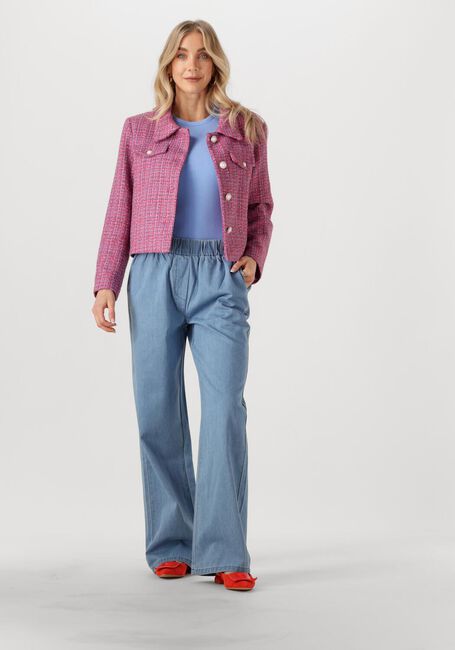 Blauwe SELECTED WOMEN Top SLFANNA O-NECK TANK TOP - large