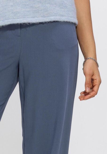 Blauwe MSCH COPENHAGEN Pantalon MSCHMACY MICHELLE HW WIDE PANTS REGULAR - large