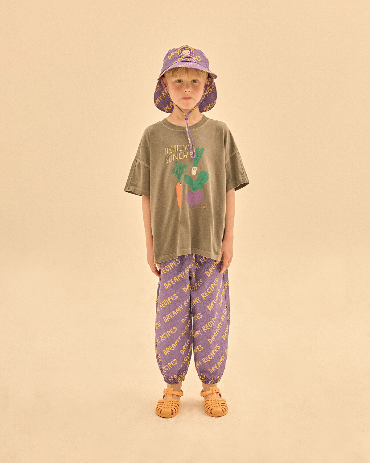 Jelly Mallow Polo HEALTY BUNCH PIGMENT T-SHIRT Gris fonc&eacute; - large