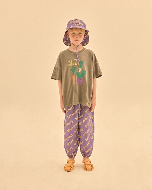 Donkergrijze Jelly Mallow Polo HEALTY BUNCH PIGMENT T-SHIRT - large