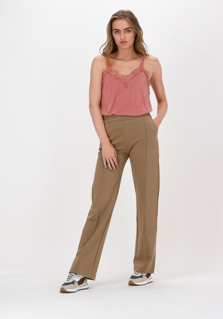 MSCH COPENHAGEN Haut LILLIANE FENYA LACE SINGLET en orange - large