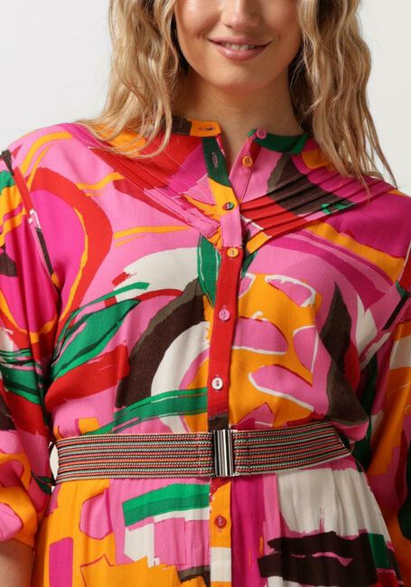 POM AMSTERDAM Robe midi CAPE TOWN DRESS en multicolore - large