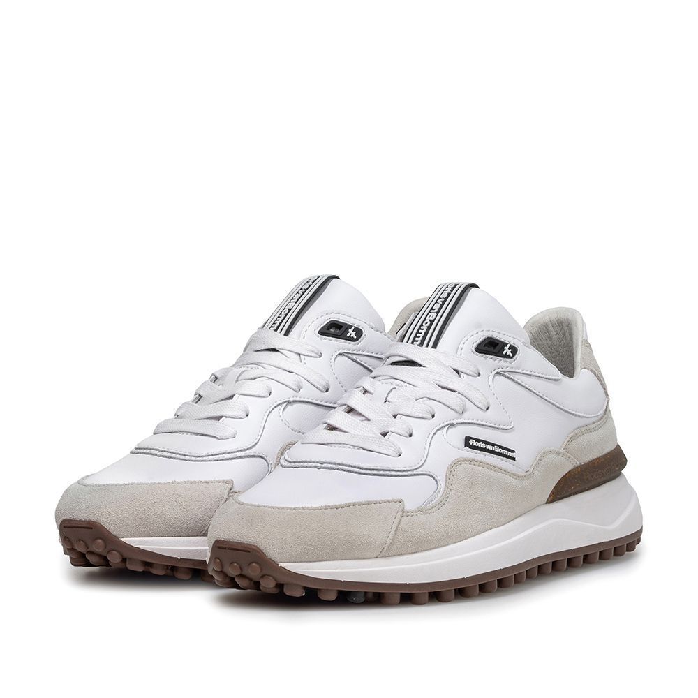 FLORIS VAN BOMMEL Baskets basses Noppi 50.00 en blanc - large