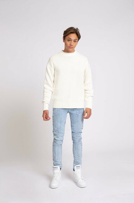 NIK & NIK Pull GAVIN SWEATER en blanc - large
