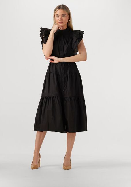 OBJECT Robe maxi OBJHOPE CHINNA RE S/S LONG DRESS en noir - large