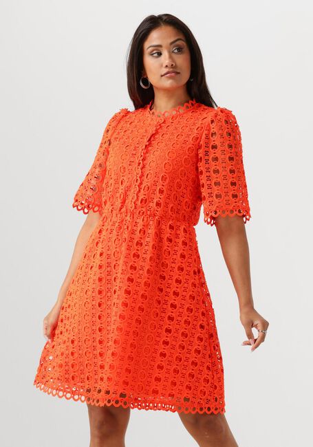 Oranje Y.A.S. Mini jurk YASLARA SHORT DRESS - large