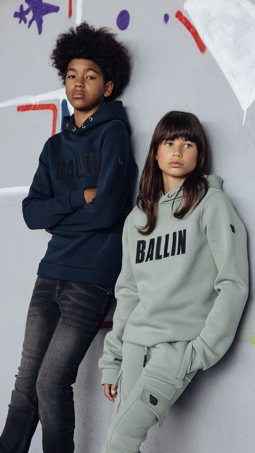 BALLIN Pull 037308 en bleu - large