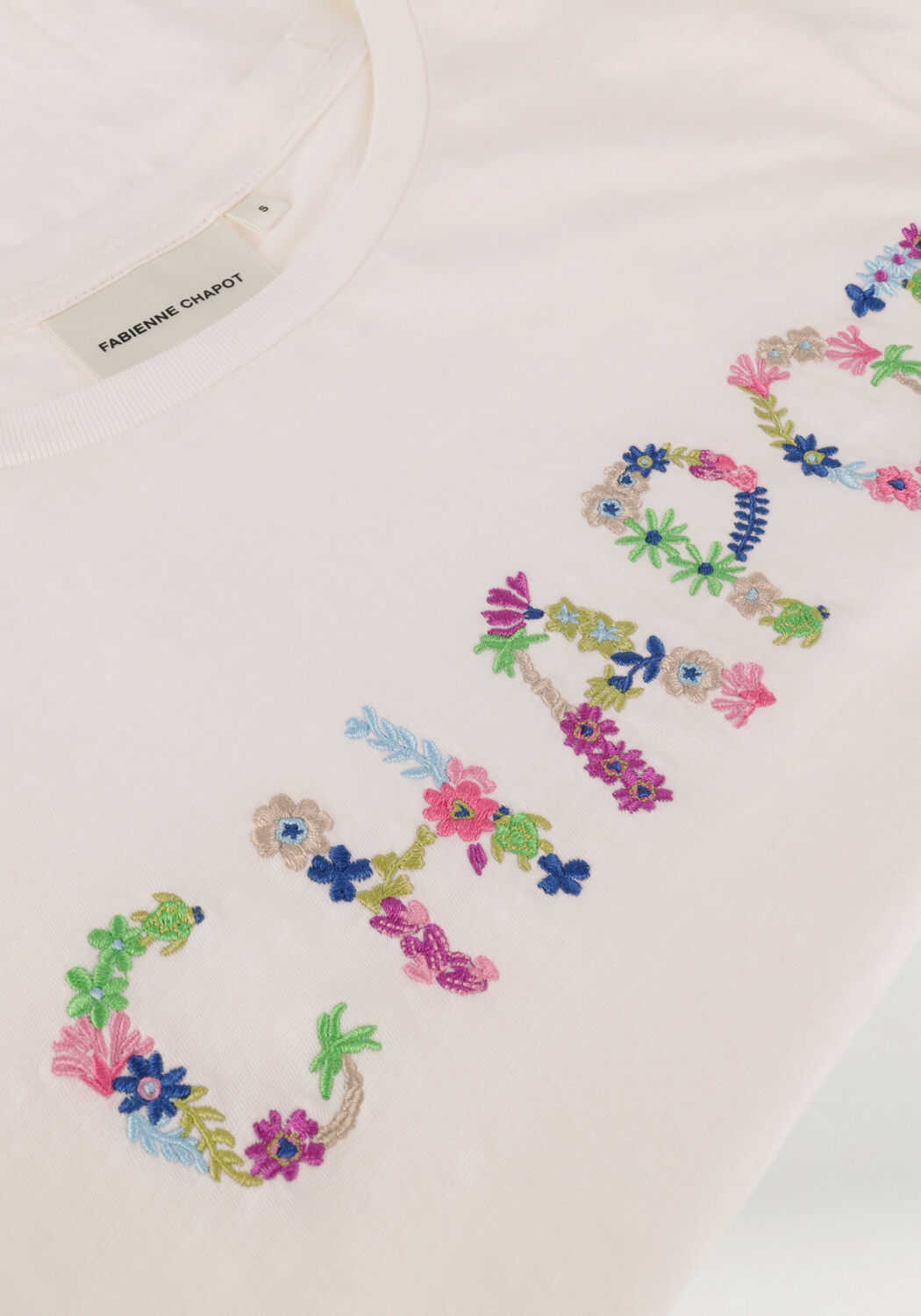 FABIENNE CHAPOT T-shirt FLOWER CHAPOT T-SHIRT 301 Blanc - large