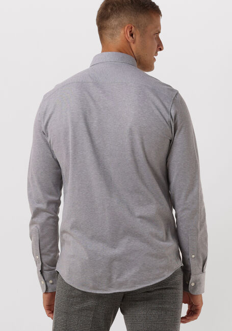 SELECTED HOMME Chemise décontracté SLHSLIMBOND-PIQUE KNIT-SHIRT LS B en beige - large