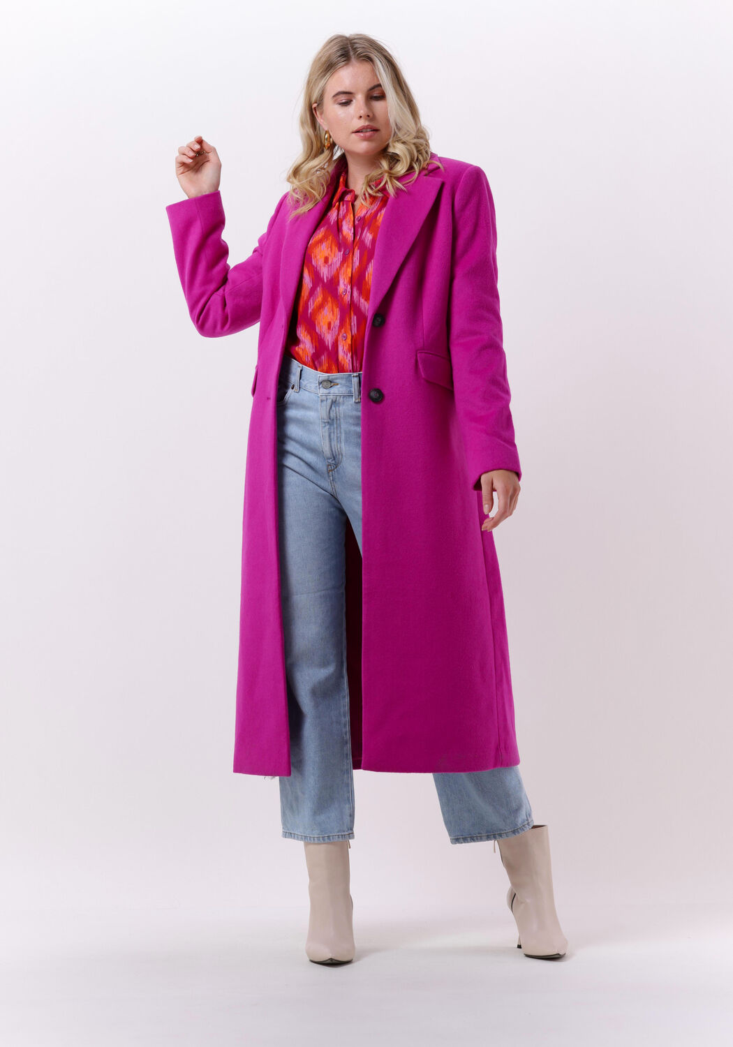 Manteau fushia sales