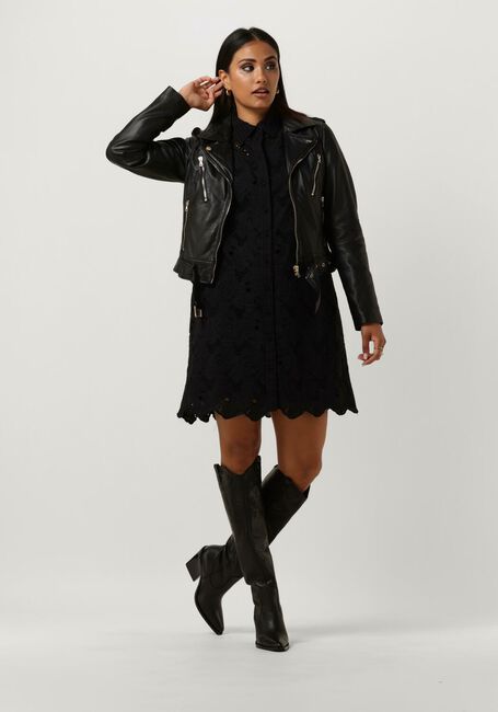 IBANA Veste en cuir MOSS en noir - large