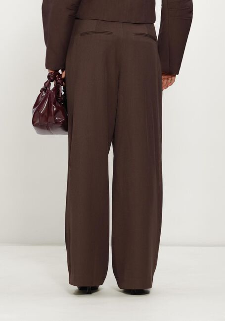 MSCH COPENHAGEN Pantalon large MSCHLAURETTA HW PANTS en marron - large