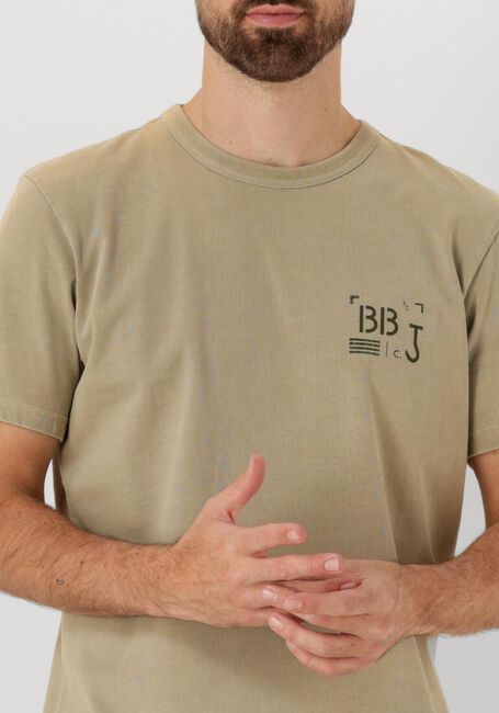 Beige BUTCHER OF BLUE T-shirt ARMY STENCIL TEE - large