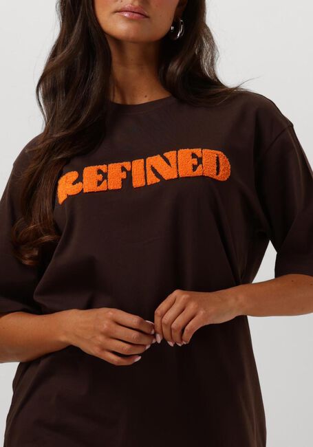 Bruine REFINED DEPARTMENT T-shirt MAGGY - large