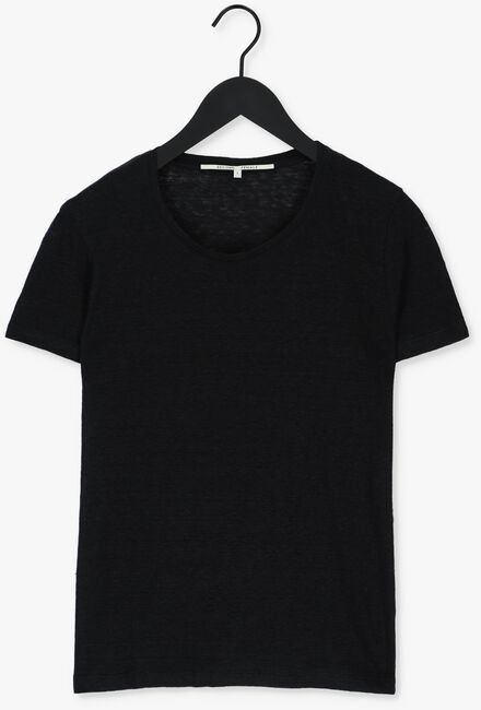 SECOND FEMALE T-shirt PEONY O NECK TEE en noir - large