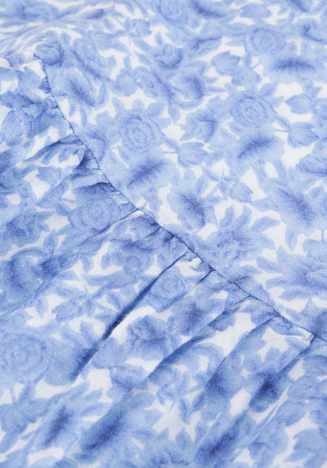 NA-KD Mini-jupe ORGANIC FRILL MINI SKIRT en bleu - large