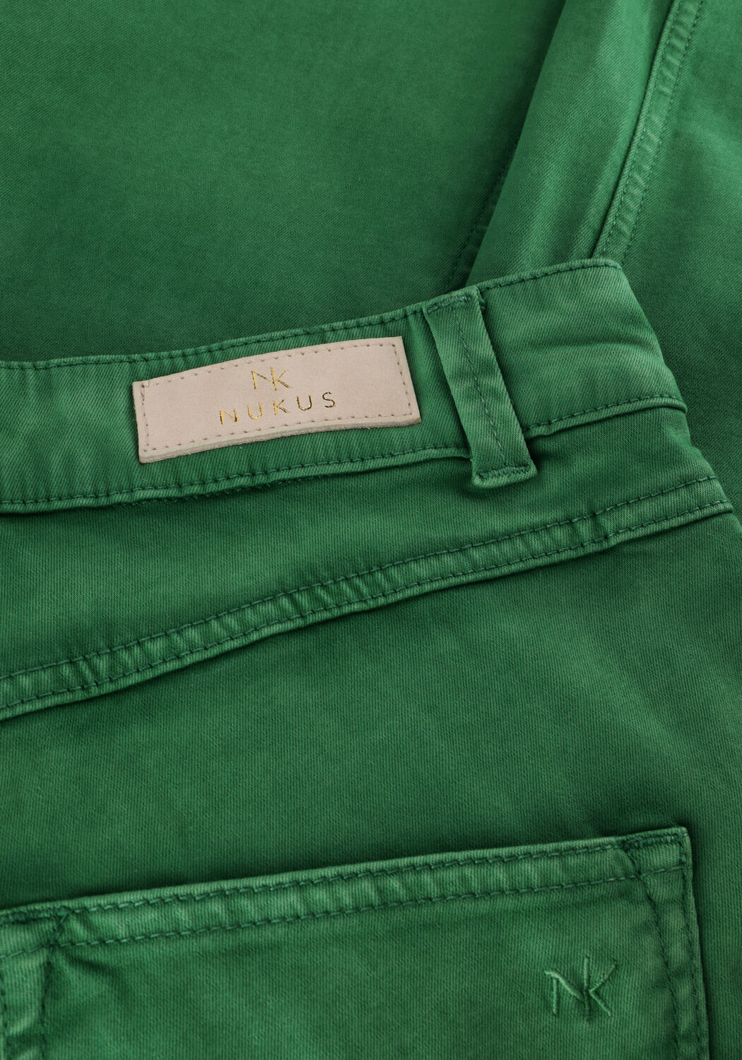 Groene NUKUS Flared broek FEM PANTS FLARE - large