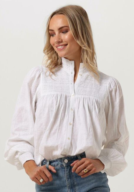 RUBY TUESDAY KAYA COLL SMOCK AND PINTUCK BLOUSE Blouses en blanc - large