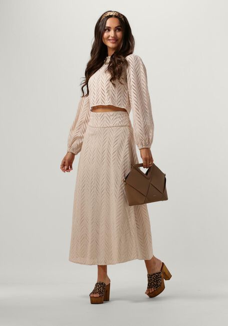 Beige NEO NOIR Maxirok TORINO WAVE SKIRT - large