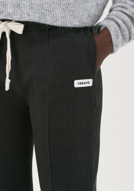 10DAYS Pantalon TRAINER CHECK en noir - large