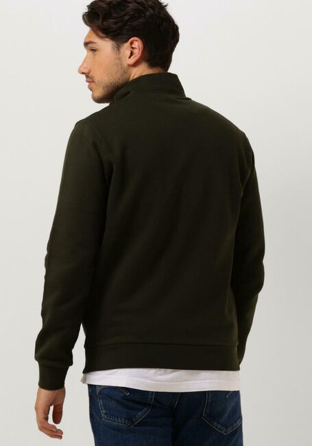 Groene LYLE & SCOTT Trui QUARTER ZIP SWEAT - large