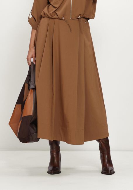 MOS MOSH Jupe midi MMKIT SATO SKIRT en camel - large