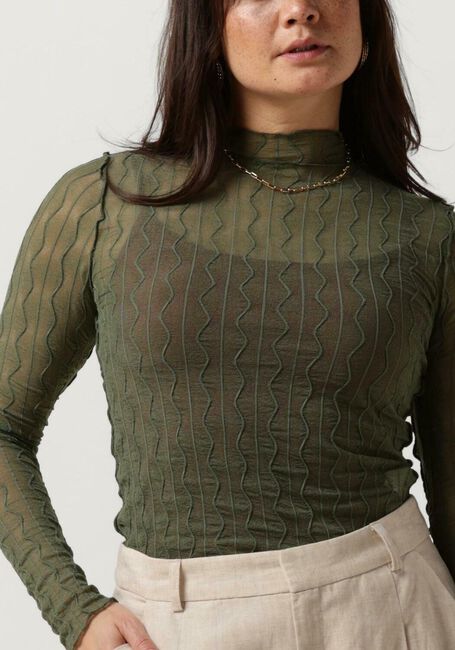 Groene ENVII Top ENSOFIE LS T-N TEE 6958 - large