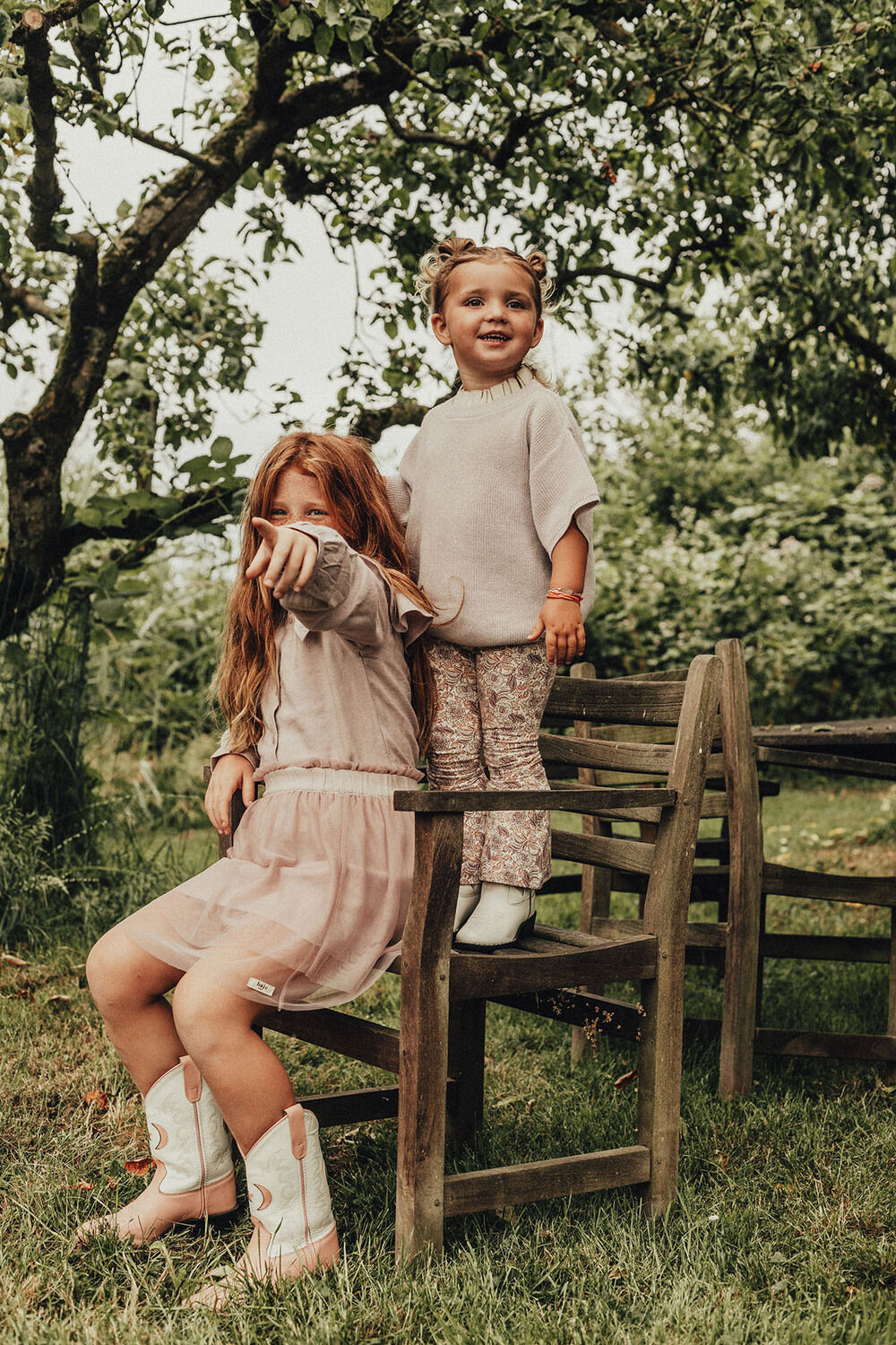 BAJE STUDIO Pantalon &eacute;vas&eacute; MIVA en multicolore - large