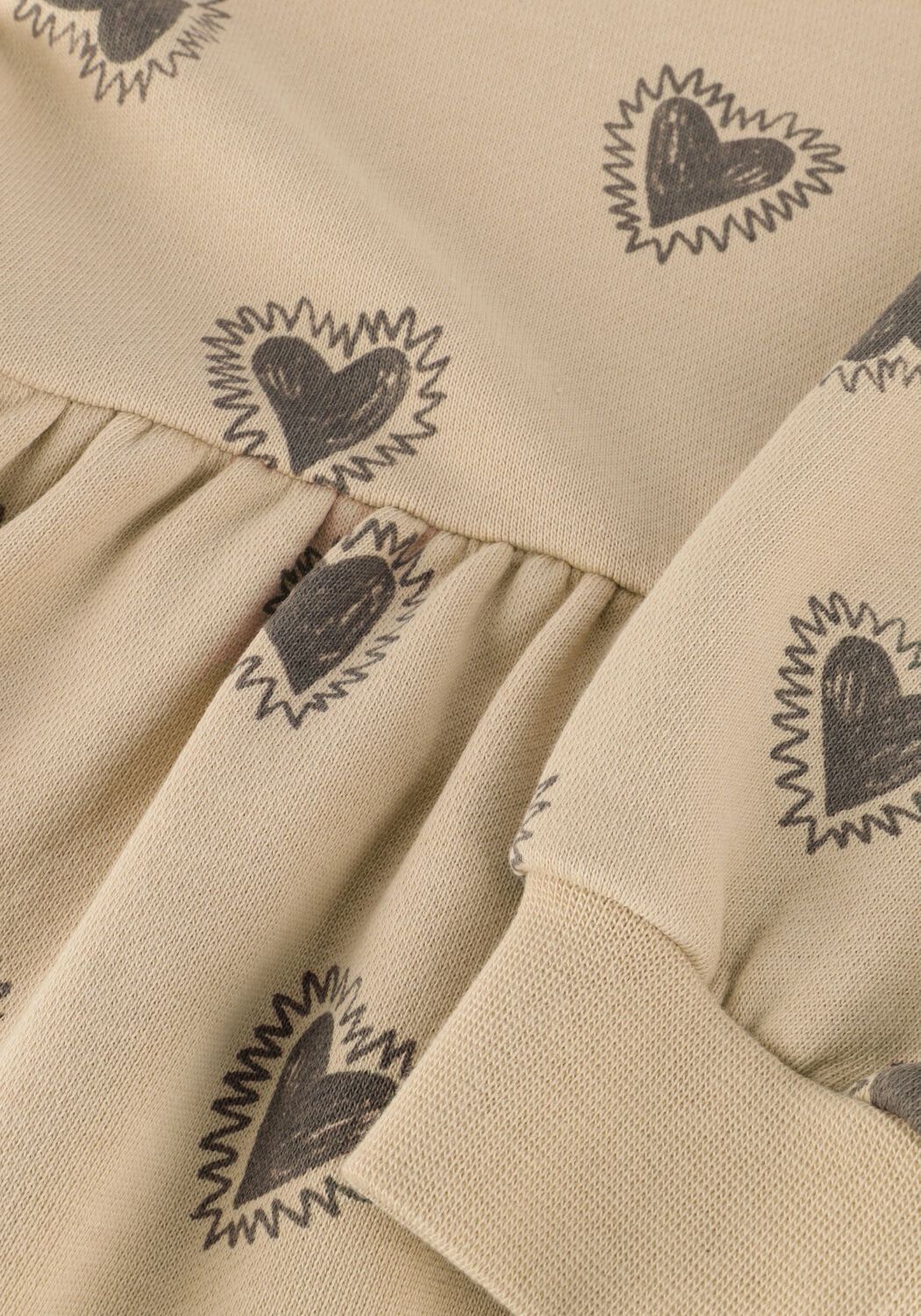 RYLEE + CRU Mini robe RAGLAN DRESS HEARTS Sable - large