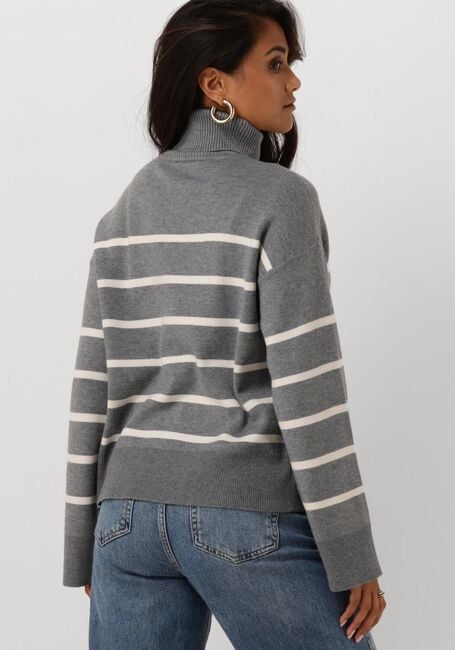 SELECTED FEMME Col roulé SLFKAMMA LS KNIT ROLL NECK en gris - large