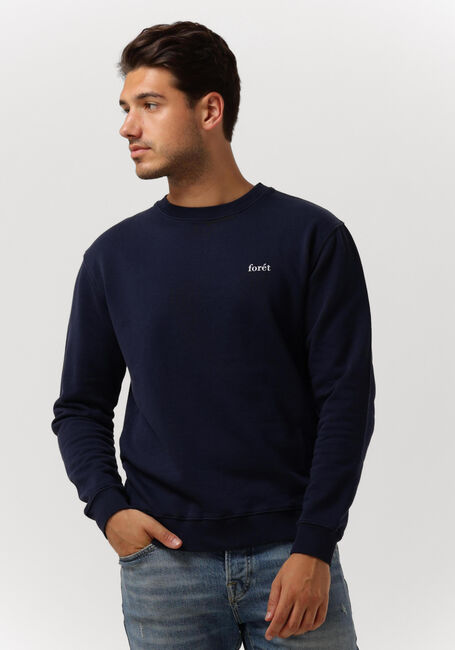 FORÉT Pull ASH SWEATSHIRT Bleu foncé - large
