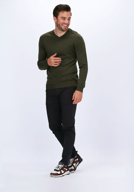 Donkergroene PROFUOMO Trui JACOB - large