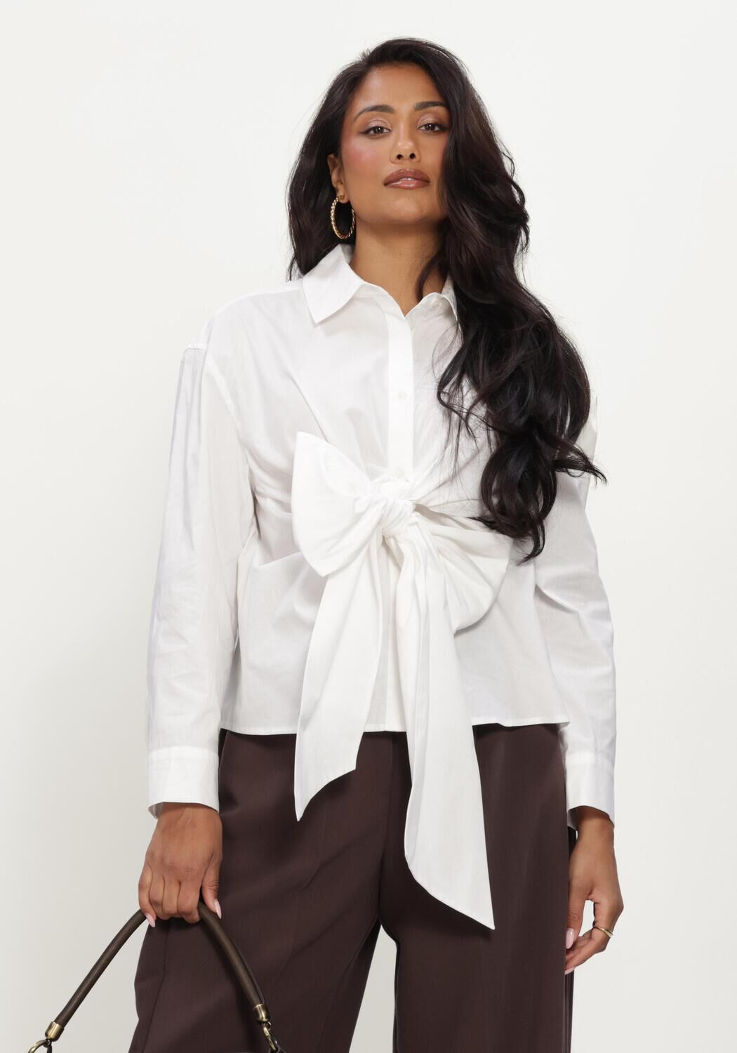 Witte CO'COUTURE  HALENCC TIE SHIRT - large