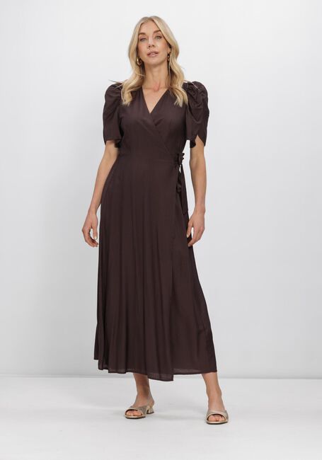 Bruine CO'COUTURE Maxi jurk HERACC SS WRAP DRESS - large