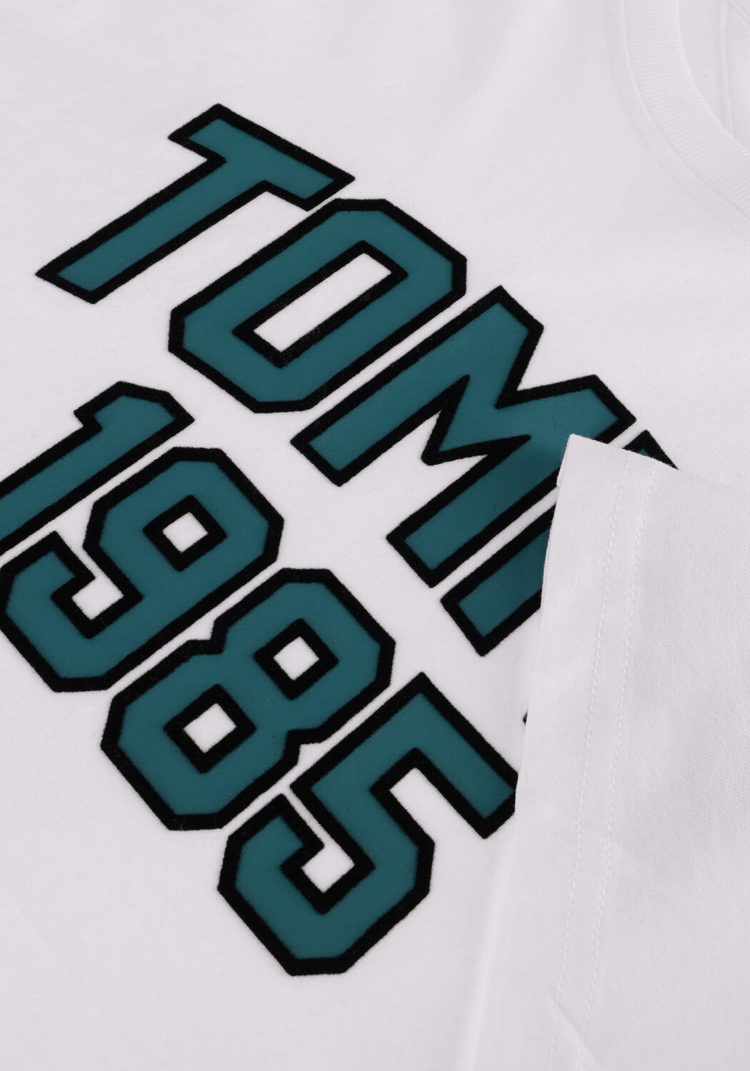 TOMMY JEANS T-shirt TJM REG TOMMY VARSITY SPORT TEE en blanc - large