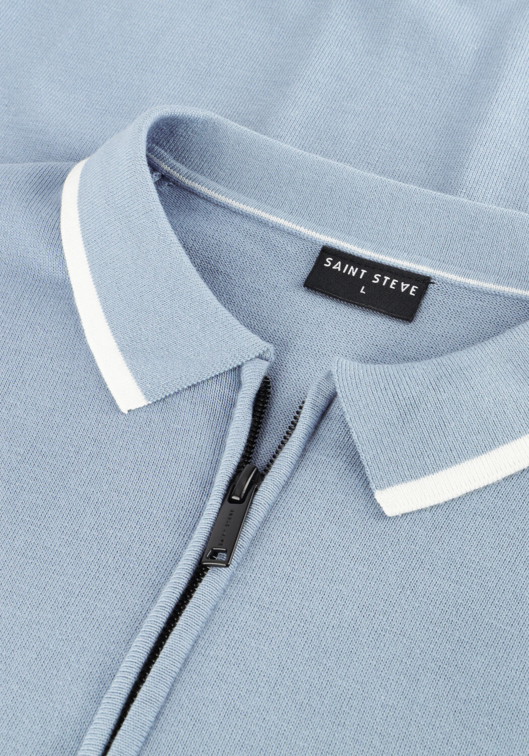 SAINT STEVE Polo SIEM en bleu - large