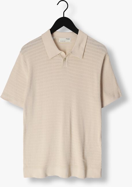 SELECTED HOMME Polo SLHOWEN SS KNIT POLO B Sable - large