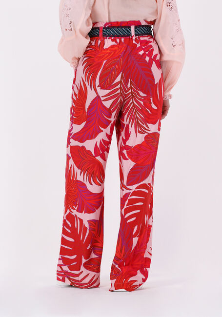 LOLLYS LAUNDRY Pantalon large VICKY en rouge - large