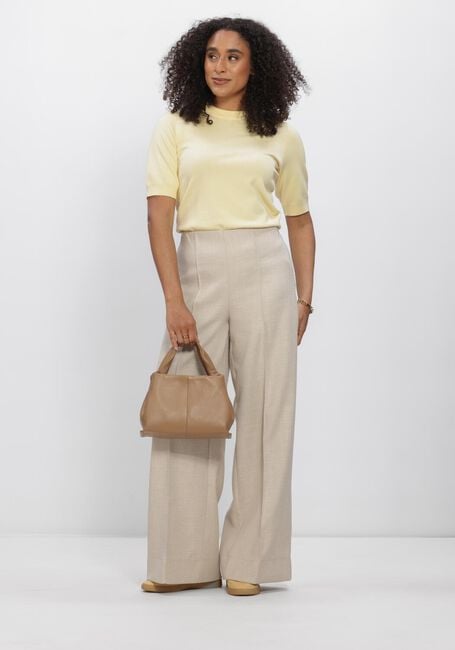 Y.A.S. Pantalon YASCOMIRA HMW PANT en beige - large