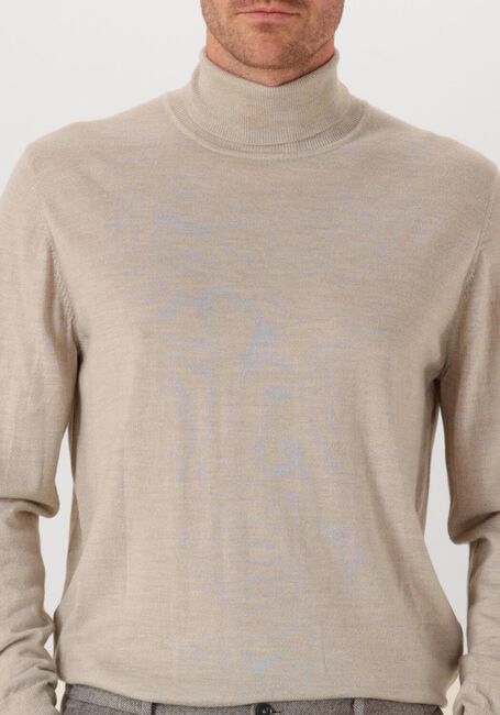 PROFUOMO Col roulé PULLOVER ROLL NECK MERINO en beige - large