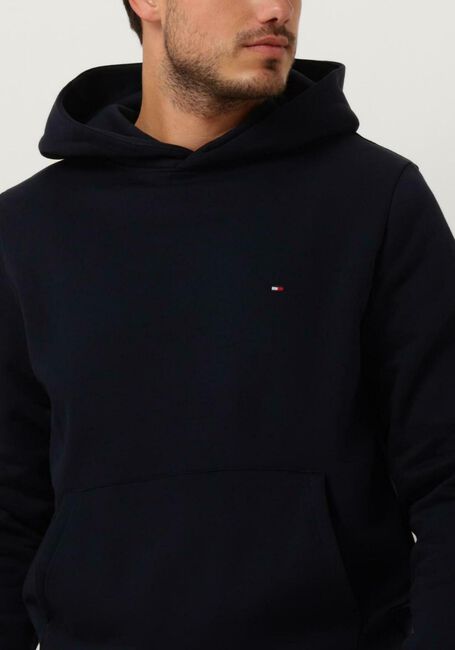 Donkerblauwe TOMMY HILFIGER Trui FLAG LOGO HOODY - large