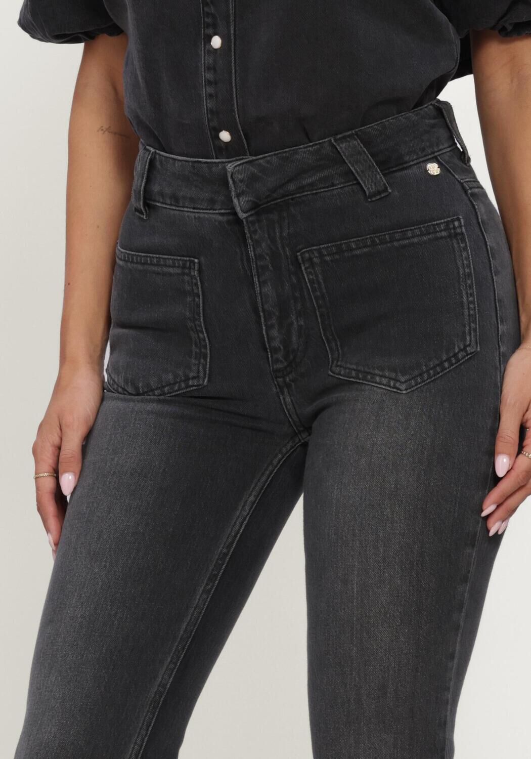 Donkergrijze JOSH V Flared jeans VAILA PANTS - large
