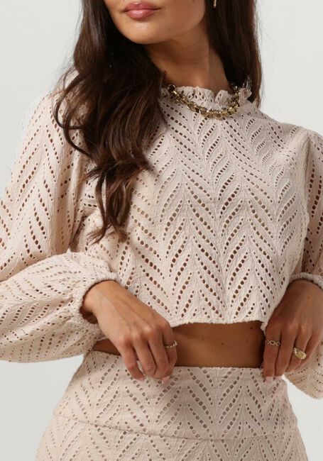 Beige NEO NOIR  RIVOLI WAVE BLOUSE - large